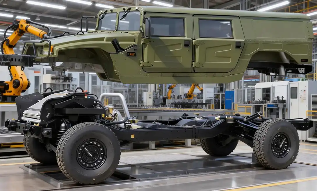 Military Off-Road Chassis for Central Asia Border Regions